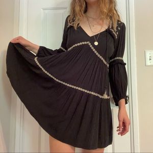 Boho Peasant Dress
